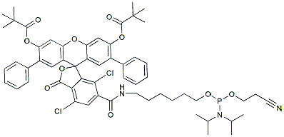 Molecular structure of the compound: SIMA phosphoramidite, 6-isomer