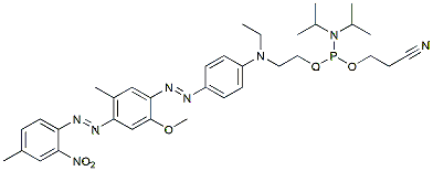Molecular structure of the compound: DusQ 1 amidite, 5-terminal