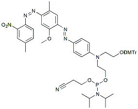 Molecular structure of the compound: DusQ 1 phosphoramidite