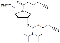 Molecular structure of the compound: Alkyne amidite, hydroxyprolinol