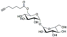 Molecular structure of the compound: O-Alkyne-Trehalose (O-AlkTMM)