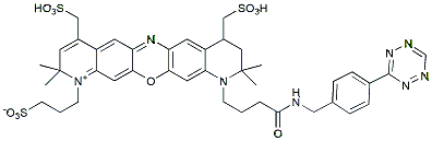 Molecular structure of the compound: BP Fluor 680R Tetrazine