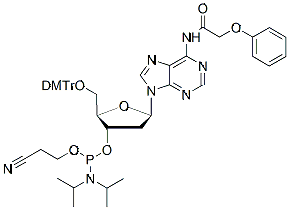 Molecular structure of the compound: DMT-dA(PAc) Phosphoramidite