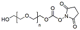 Molecular structure of the compound: HO-PEG-Succinimidyl Carbonate, MW 2,000