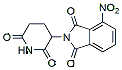 Molecular structure of the compound: 2-(2,6-Dioxopiperidin-3-yl)-4-nitroisoindoline-1,3-dione