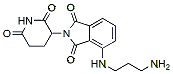 Molecular structure of the compound: Pomalidomide-C3-amine HCl