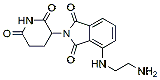Molecular structure of the compound: Pomalidomide-C2-NH2