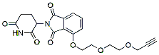 Molecular structure of the compound: Thalidomide-O-PEG2-propargyl