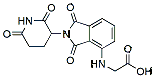 Molecular structure of the compound: Thalidomide-NH-CH2-COOH