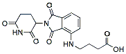 Molecular structure of the compound: Pomalidomide 4-alkylC3-acid
