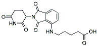 Molecular structure of the compound: Pomalidomide 4-alkylC4-acid