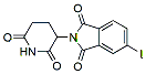 Molecular structure of the compound: 2-(2,6-Dioxopiperidin-3-yl)-5-iodoisoindoline-1,3-dione