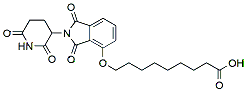 Molecular structure of the compound: Thalidomide-O-C8-COOH