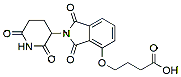 Molecular structure of the compound: Thalidomide 4-ether-alkylC3-acid