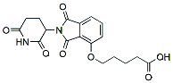 Molecular structure of the compound: Thalidomide-O-C4-COOH