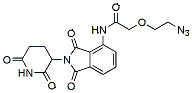 Molecular structure of the compound: Pomalidomide-PEG1-azide