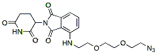 Molecular structure of the compound: Pomalidomide 4-PEG2-azide