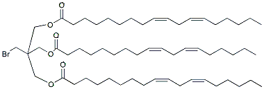 Molecular structure of the compound: 2-(bromomethyl)-1,2,3-(9Z,12Z)-trioctadeca-9,12-dienoate