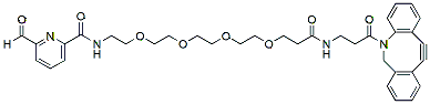 Molecular structure of the compound: 6-Formyl-2-pyridine-PEG4-DBCO