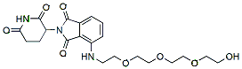 Molecular structure of the compound: Thalidomide-NH-C2-PEG3-OH