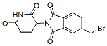 Molecular structure of the compound: 5-(Bromomethyl)-2-(2,6-dioxopiperidin-3-yl)isoindoline-1,3-dione