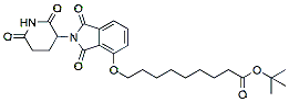 Molecular structure of the compound: Thalidomide-O-C8-Boc
