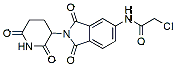 Molecular structure of the compound: 2-Chloro-N-(2-(2,6-dioxopiperidin-3-yl)-1,3-dioxoisoindolin-5-yl)acetamide
