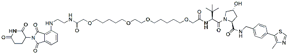 Molecular structure of the compound: PROTAC CRBN Degrader-1
