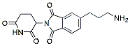 Molecular structure of the compound: Thalidomide-4-C3-NH2, HCl salt