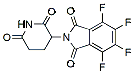 Molecular structure of the compound: 2-(2,6-dioxopiperidin-3-yl)-4,5,6,7-tetrafluoro-2,3-dihydro-1H-isoindole-1,3-dione