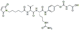 Molecular structure of the compound: MC-Val-Cit-PAB-Gly