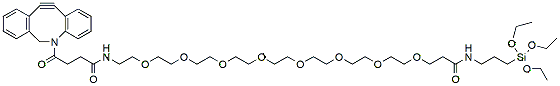 Molecular structure of the compound: DBCO-PEG8-triethoxysilane
