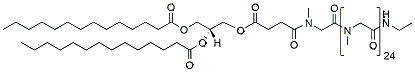 Molecular structure of the compound: DMG-pSar25