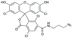 Molecular structure of the compound: TET azide, 6-isomer