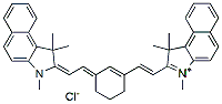 Molecular structure of the compound: Cyanine7.5 dimethyl