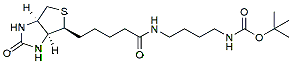Molecular structure of the compound: N-Biotinyl-N-Boc-1,4-butanediamine