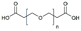 Molecular structure of the compound: PEG-bis-acid, MW 2,000