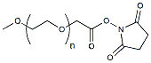 Molecular structure of the compound: m-PEG-NHS ester, MW 30,000