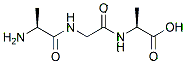 Molecular structure of the compound: H-Ala-Gly-Ala-OH