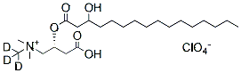 Molecular structure of the compound: L-Carnitine(mono):CLO4, O-3-DL-hydroxypalmitoyl (N-methyl-D3, 98%)
