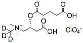 Molecular structure of the compound: L-Carnitine(mono):CLO4, O-glutaryl (N-methyl-D3, 98%)