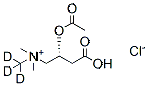 Molecular structure of the compound: Acetyl-L-carnitine-D3 (hydrochloride)