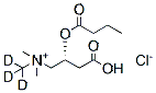 Molecular structure of the compound: Butyryl-L-carnitine-D3 (chloride)