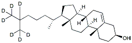Molecular structure of the compound: Cholesterol-D7