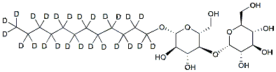 Molecular structure of the compound: N-Dodecyl-D25-B-D-maltopyranoside