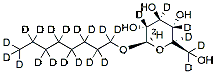 Molecular structure of the compound: N-Octyl beta-glucoside
