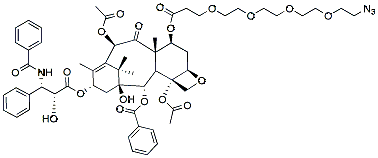 Molecular structure of the compound: 7-O-(Azido-PEG4)-paclitaxel
