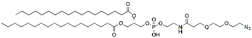 Molecular structure of the compound: DSPE-PEG2-azide