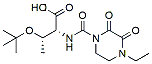 Molecular structure of the compound: (2R,3S)-3-(tert-Butoxy)-2-(4-ethyl-2,3-dioxopiperazine-1-carboxamido)butanoic acid