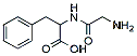 Molecular structure of the compound: Glycyl-DL-phenylalanine